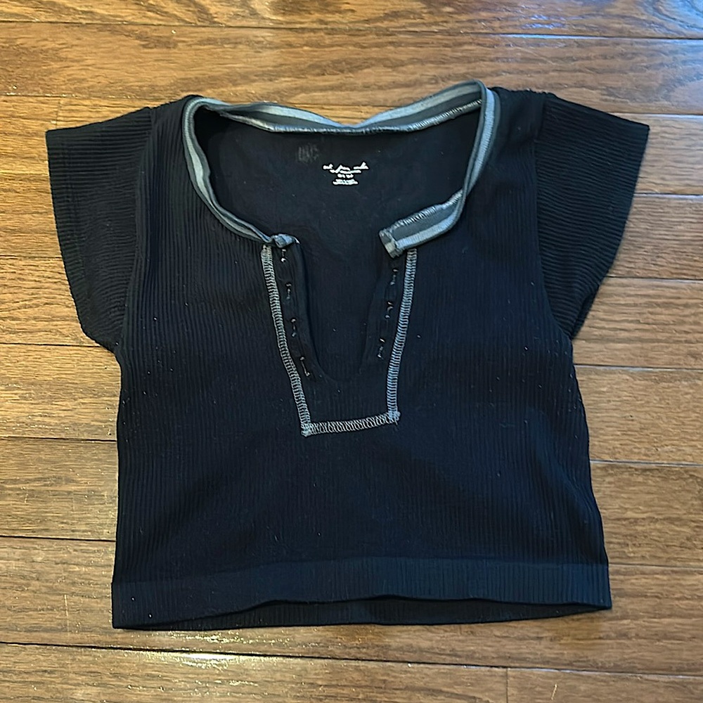 Urban Outfitters size xs/s Black Out From Under shirt